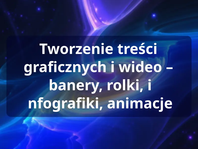 Grafika i wideo do social media