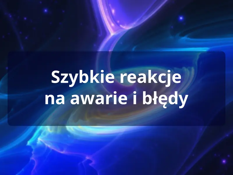 Usuwanie awarii i błędów