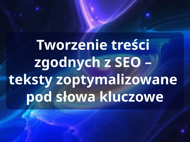 Tworzenie treści SEO